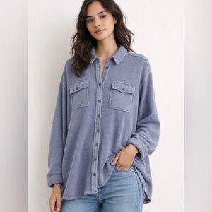Aerie LumberJane Waffle Shirt